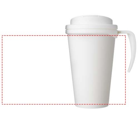 Americano® Grande 350 ml Isolierbecher mit auslaufsicherem Schraubverschluss - weiss – Bild 9