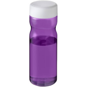 H2O Active® Eco Base 650 ml Sportflasche mit Drehdeckel – lila / weiss