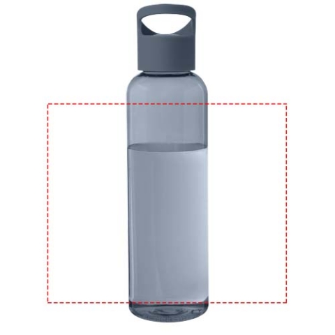 Sky 650 ml Sportflasche aus recyceltem Kunststoff - hale blau – Bild 8