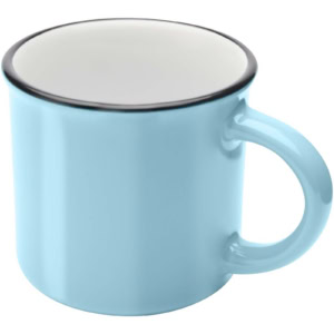 Bari Keramiktasse 240 ml mit glänzender Oberfläche – riffblau