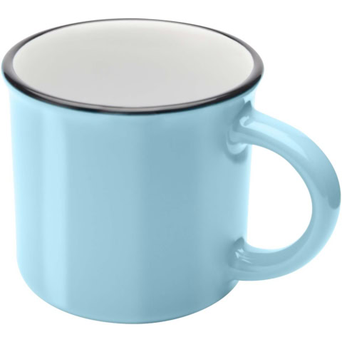 Bari Keramiktasse 240 ml mit glänzender Oberfläche - riffblau - Hauptfoto
