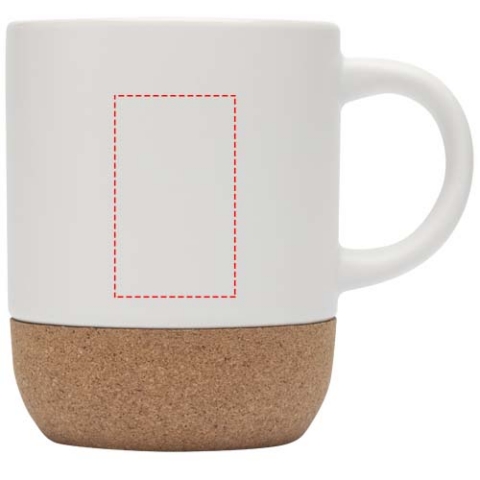Billie 300 ml Keramiktasse mit Korkdetails - weiss – Bild 8