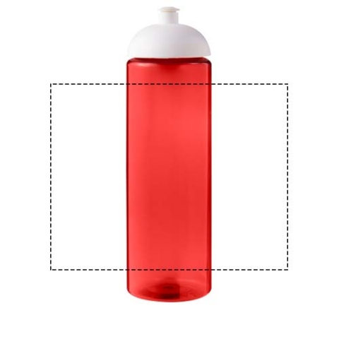 H2O Active® Eco Vibe 850 ml Sportflasche mit Stülpdeckel - rot / weiss – Bild 4