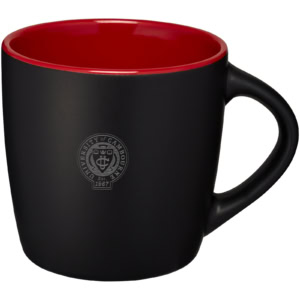 Riviera 340 ml Keramikbecher - schwarz - Logo 1
