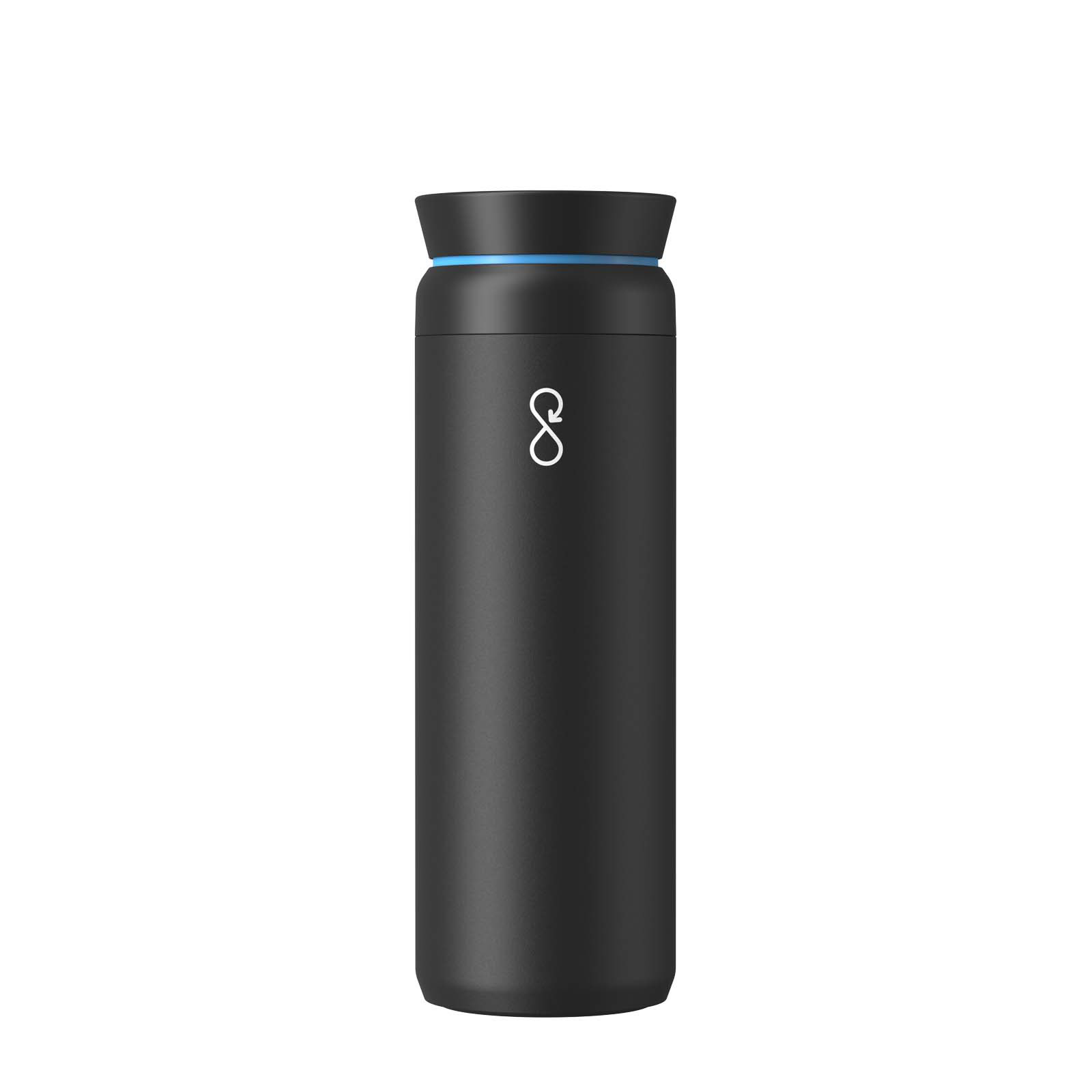 Ocean Bottle Peak Brew 590 ml Becher aus recyceltem Edelstahl - obsidian-schwarz - Hauptfoto