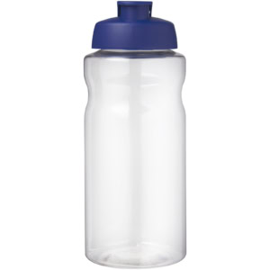 H2O Active® Big Base 1L Sportflasche mit Klappdeckel - blau - Vorderseite