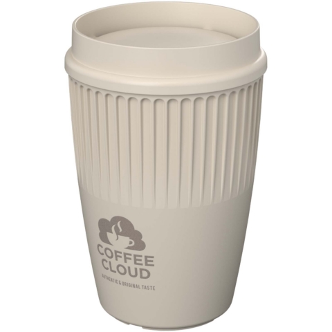 Cirrus POP 350 ml Becher mit 360°-Deckel - sandstone - Logo 1