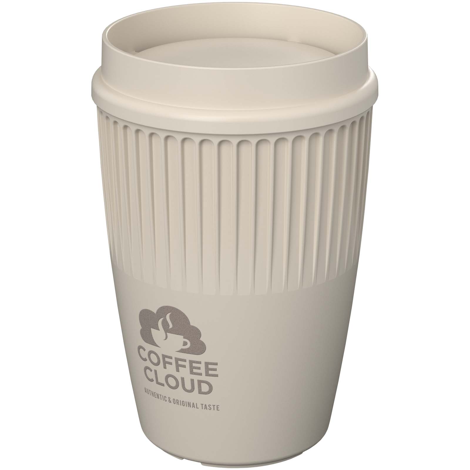 Cirrus POP 350 ml Becher mit 360°-Deckel - sandstone - Logo 1