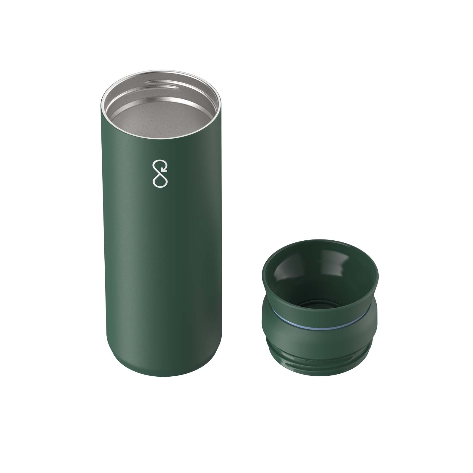 Ocean Bottle Peak Brew 590 ml Becher aus recyceltem Edelstahl - waldgrün - Extra 1