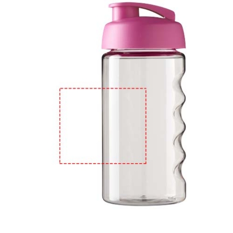 H2O Active® Bop 500 ml Sportflasche mit Klappdeckel - transparent / rosa – Bild 5