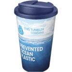 Brite-Americano® POP 350 ml isolierter Trinkbecher mit auslaufsicherem Deckel - blau - Hauptfoto
