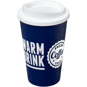 Americano® 350 ml Isolierbecher - blau - Logo 1