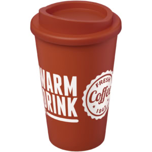 Americano® 350 ml Isolierbecher - ziegelstein - Logo 1