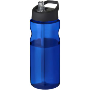 H2O Active® Base 650 ml Sportflasche mit Ausgussdeckel – blau / schwarz