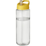 H2O Active® Vibe 850 ml Sportflasche mit Ausgussdeckel - transparent - Hauptfoto