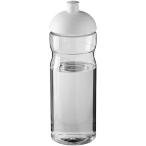 H2O Active® Eco Base 650 ml Sportflasche mit Stülpdeckel – transparent / weiss
