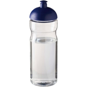 H2O Active® Eco Base 650 ml Sportflasche mit Stülpdeckel – transparent / blau