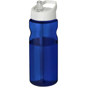 H2O Active® Eco Base 650 ml Sportflasche mit Ausgussdeckel – blau / weiss