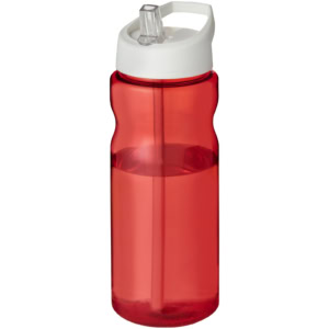 H2O Active® Eco Base 650 ml Sportflasche mit Ausgussdeckel – rot / weiss