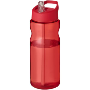 H2O Active® Eco Base 650 ml Sportflasche mit Ausgussdeckel – rot / rot