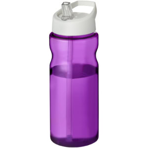 H2O Active® Eco Base 650 ml Sportflasche mit Ausgussdeckel – lila / weiss