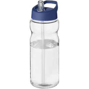 H2O Active® Eco Base 650 ml Sportflasche mit Ausgussdeckel – transparent / blau