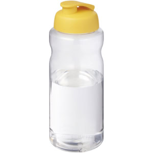 H2O Active® Big Base 1L Sportflasche mit Klappdeckel – gelb