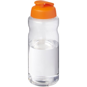 H2O Active® Big Base 1L Sportflasche mit Klappdeckel – orange