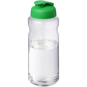 H2O Active® Big Base 1L Sportflasche mit Klappdeckel – grün