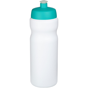 Baseline® Plus 650 ml Sportflasche – weiss / aquablau