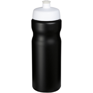 Baseline® Plus 650 ml Sportflasche – schwarz / weiss