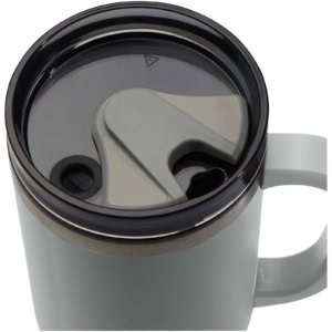 Melbourne 1200 ml RCS-zertifizierter Isolierbecher mit Strohhalm - grau - Detail 1