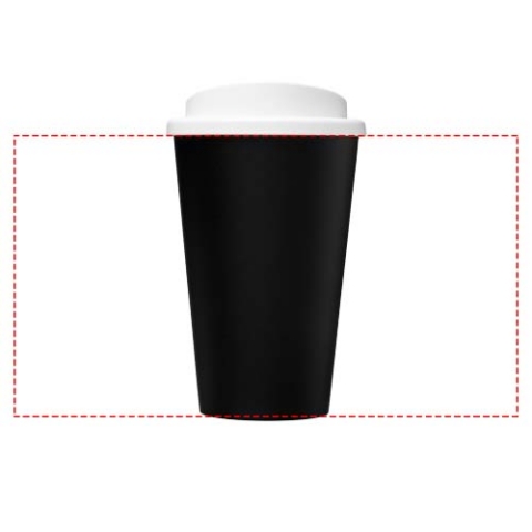 Americano® 350 ml Isolierbecher - schwarz / weiss – Bild 8