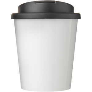 Brite-Americano® Espresso 250 ml Isolierbecher mit auslaufsicherem Schraubverschluss - weiss - Vorderseite