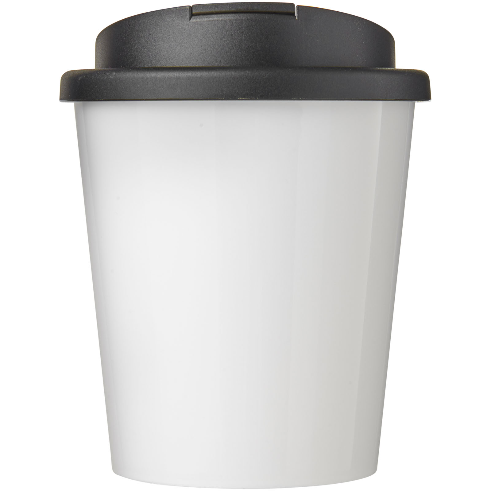 Brite-Americano® Espresso 250 ml Isolierbecher mit auslaufsicherem Schraubverschluss - weiss - Vorderseite