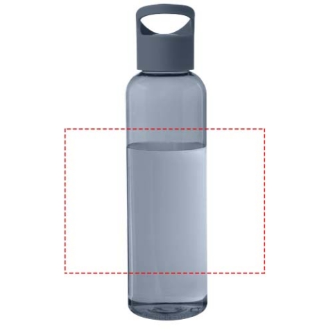 Sky 650 ml Sportflasche aus recyceltem Kunststoff - hale blau – Bild 6