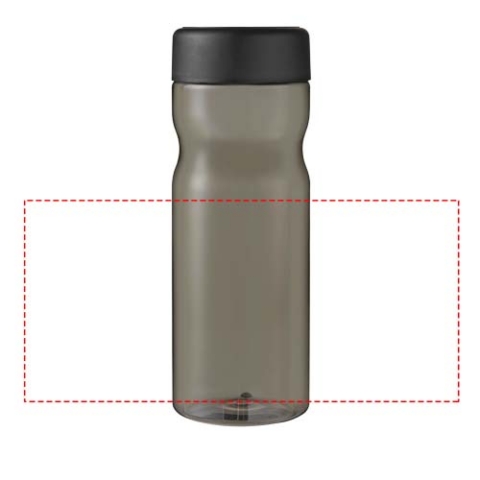 H2O Active® Eco Base 650 ml Sportflasche mit Drehdeckel - kohle / schwarz – Bild 6