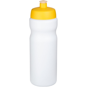 Baseline® Plus 650 ml Sportflasche – weiss / gelb