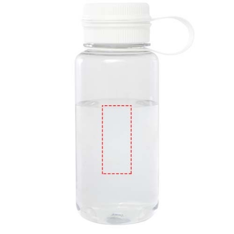 Ryder 900 ml RCS-zertifizierte RPET-Sportflasche mit Multifunktionsdeckel - weiss – Bild 8
