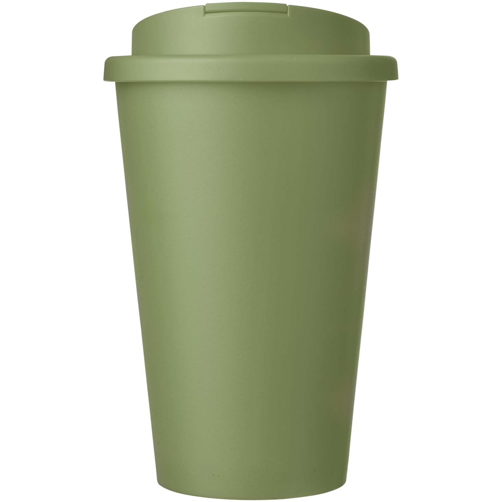 Americano® POP 350 ml isolierter Trinkbecher mit auslaufsicherem Deckel - heather grün - Vorderseite
