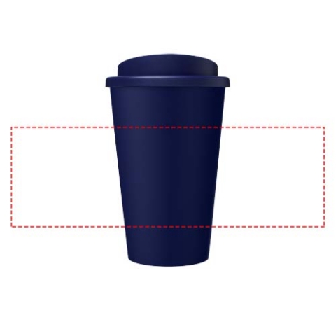 Americano® Eco 350 ml recycelter Becher - blau – Bild 5