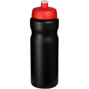 Baseline® Plus 650 ml Sportflasche – schwarz / rot