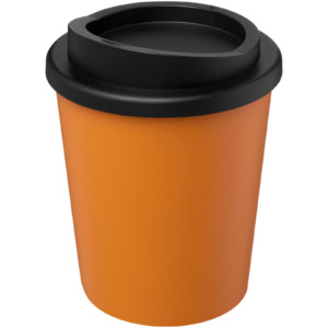 Americano® Espresso 250 ml recycelter Isolierbecher – orange / schwarz