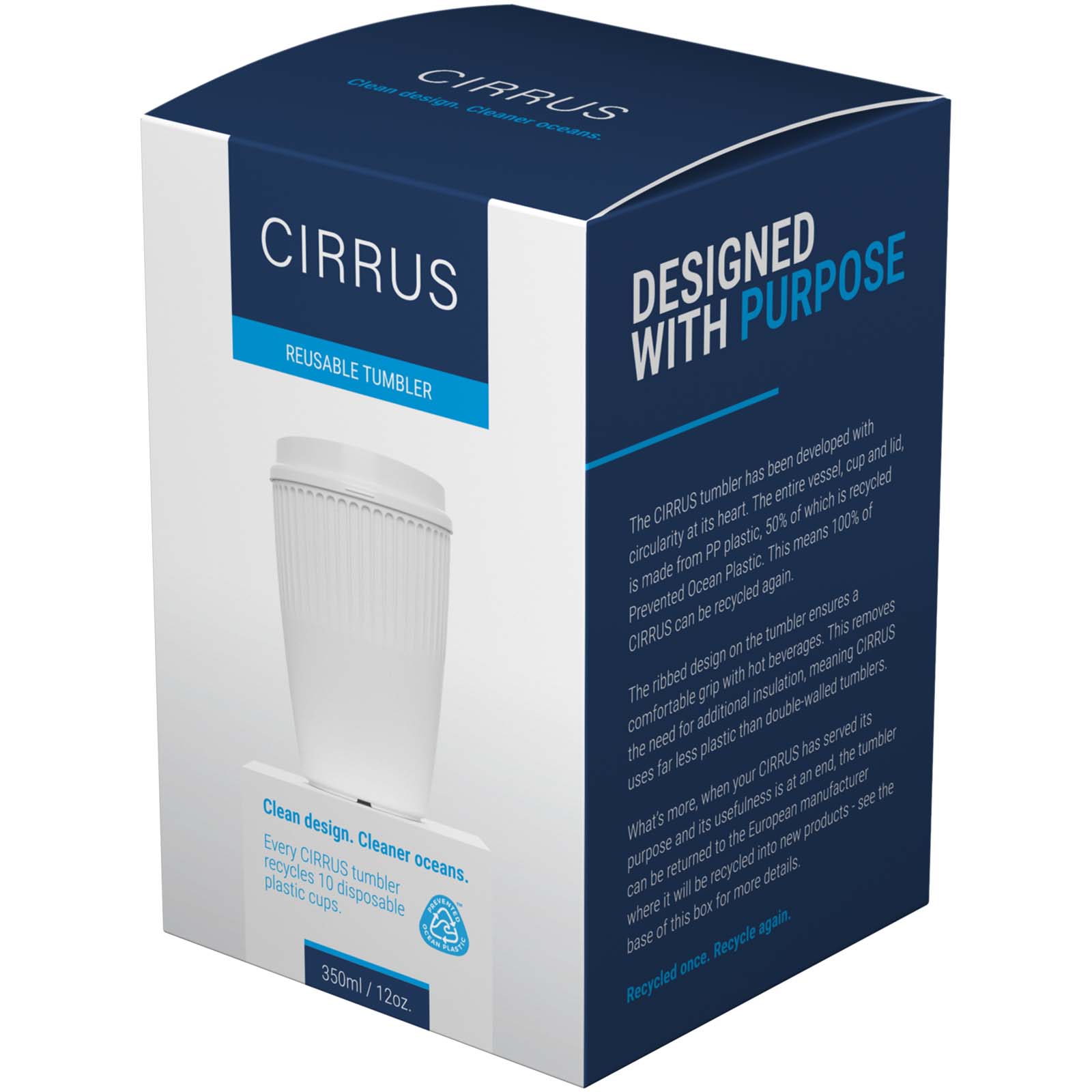 Cirrus POP 350 ml Becher mit 360°-Deckel - sandstone - Package