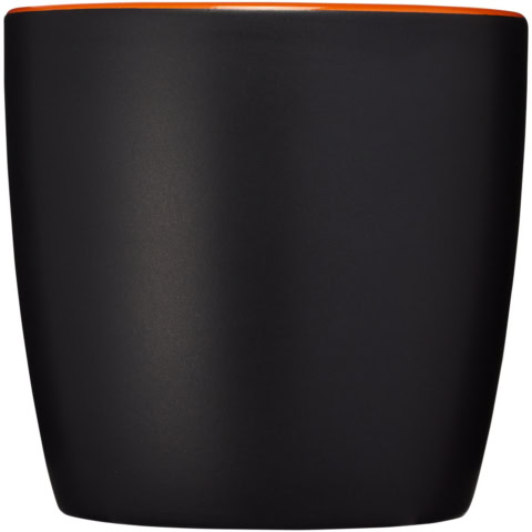 Riviera 340 ml Keramikbecher - schwarz - Vorderseite