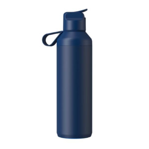 Ocean Bottle Peak GO 710 ml Flasche aus recyceltem Edelstahl - ozeanblau - Rückseite