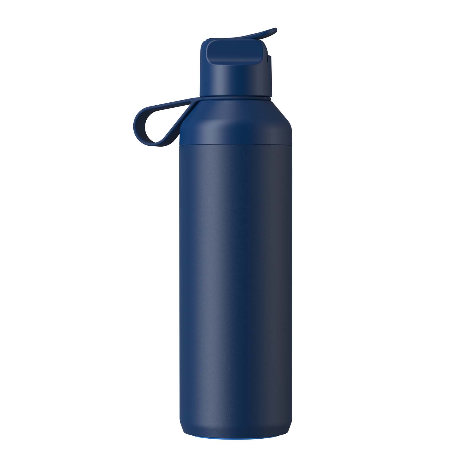 Ocean Bottle Peak GO 710 ml Flasche aus recyceltem Edelstahl - ozeanblau - Rückseite
