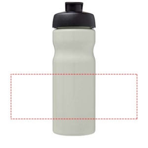 H2O Active® Eco POP Base 650 ml Sportflasche mit Klappdeckel - elfenbeinweiß / schwarz – Bild 8