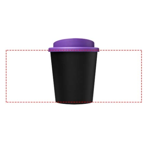 Americano® Espresso Eco 250 ml recycelter Isolierbecher - schwarz / lila – Bild 7