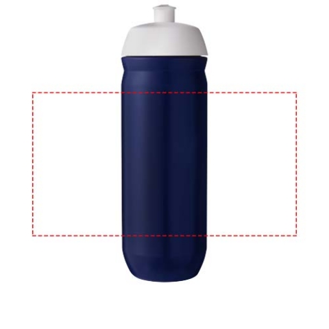 HydroFlex™ 750 ml Squeezy Sportflasche - weiss / blau – Bild 7